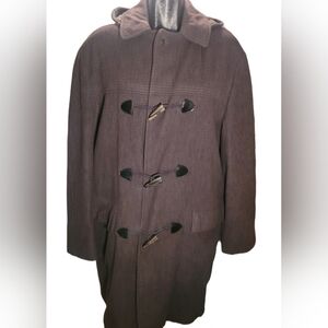 Croydon Vintage Tweed Men's Mid Length Duffle Coat L